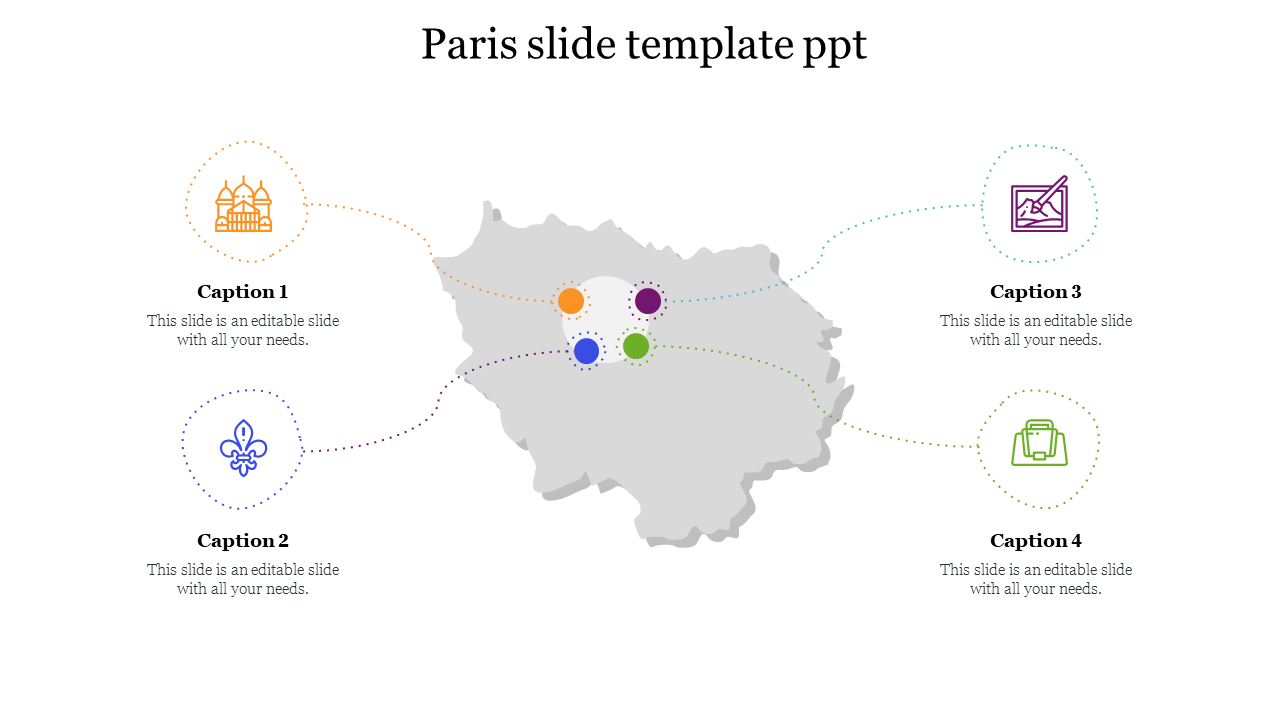 Paris slide template ppt 